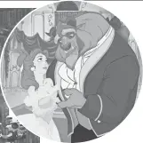  ??  ?? In 1991, Belle and Beast were voiced by Paige O’Hara and Robby Benson. Now, it’s Emma Watson and Dan Stevens.