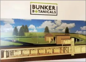  ?? EVAN BRANDT — DIGITAL FIRST MEDIA ?? An artist’s rendering of how the Bunker Botanical operation will grow medical marijuana undergroun­d at its proposed facility off Porter Road.