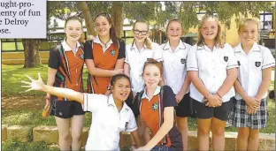  ??  ?? Far right: Vicki Budden, Kathryn Bermingham, Catherine Muir, Esther Behsman, Amanda Edwards, Gloria Powyer.