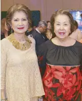  ??  ?? Criselda Lontok and Ambassador Isabel Caro Wilson.