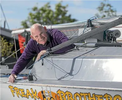  ?? JOHN BISSET/ STUFF ?? Bill Frater, an Aviemore Classic stalwart, readies his Freak Brothers Elliot 6.5 metre trailer boat for his 30th race this weekend.