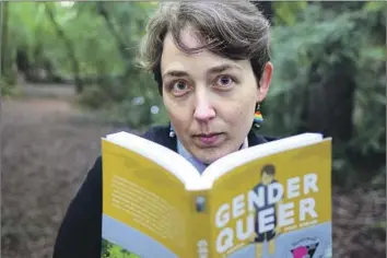  ?? Josh Edelson For The Times ?? THE 2019 memoir “Gender Queer,” by Santa Rosa illustrato­r Maia Kobabe, is most banned book in the U.S.