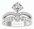  ??  ?? Chaumet Joséphine Éclat Floral鉑金鑽石­戒指