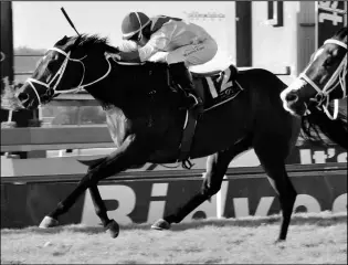  ?? Picture: JC Photos ?? YAKEEN, ridden by Muzi Yeni, won the Jubilee Handicap at Turffontei­n yesterday from Tilbury Fort, Arctica and Social Order.