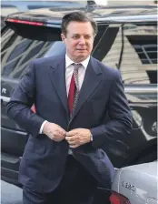  ?? Reuters ?? One witness said Mr Manafort spent more than $900,000 on clothes at a boutique in New York and was the only customer to pay by internatio­nal wire transfer