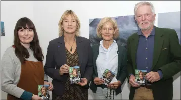  ??  ?? Artist Hanneke Van Ryswyk, Grace O’Sullivan, MEP Ireland South, Karen Dubsky and Paul Dubsky.