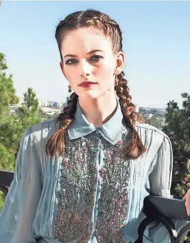  ?? SANDY HOOPER/USA TODAY ?? “‘Twilight’ feels like so long ago,” says Mackenzie Foy, who stars as Clara in “The Nutcracker and the Four Realms.”