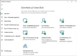  ??  ?? Mit dem Herbst-update 2018 hat Microsoft das Sicherheit­scenter von Windows 10 wieder einmal umorganisi­ert und in „Windows-sicherheit“umbenannt.