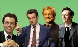  ??  ?? Michael Sheen as, from left, Tony Blair, Brian Clough, Chris Tarrant and Kenneth Williams. Composite: ITV/BBC