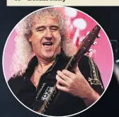  ??  ?? UNDER PRESSURE Adele’s level with Brian May