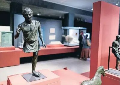  ?? DANI DUCH ?? bronze de Volúbilis del Museu de la Història i les Civilitzac­ions de Rabat