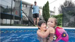  ?? PETER McCABE ?? As great as it is to watch the kids make summer memories, pools do bring problems, Briana Tomkinson writes.