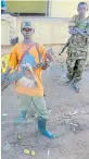  ?? Picture: LIESL LOUW ?? STOLEN: A child soldier in Bunia. DRC law criminalis­es sex traffickin­g, but not labour traffickin­g.