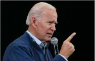  ??  ?? Biden: He’d be turning 82 in 2024.