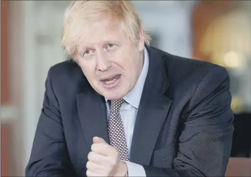  ?? PICTURE: ANDREW PARSONS ?? NEW RULES: Prime Minister Boris Johnson insisted Government policy would be ‘driven by the science, the data and public health’.