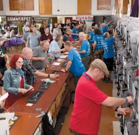  ??  ?? Crowds at Maidenhead Beer and Cider Festival 2019. Ref:131621-9