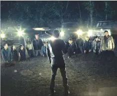  ??  ?? A SCENE from the season 6 finale of The Walking Dead.