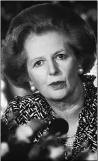  ?? SVEN NAC KSTRAND, AFP/GETY Images, file ?? Many people idolized Margaret Thatcher as the saviour of Britain,a reader writes.