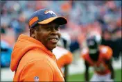  ?? ASSOCIATED PRESS ?? IN THIS DEC. 30, 2018, file photo, Denver Broncos head coach Vance Joseph looks on before an NFL football game between the Los Angeles Chargers and the Denver Broncos, in Denver.