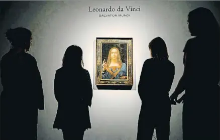  ?? TOLGA AKMEN / AFP ?? El precio de salida del Da Vinci se ha fijado en 100 millones de dólares en Christie’s