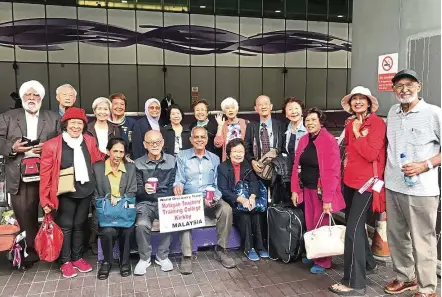  ??  ?? World Discovery organised a trip down memory lane for the Kirkby alumni who celebrated Merdeka with the unveiling of a plaque in Kirkby, England.