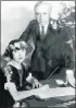  ?? CEDOC PERFIL ?? Mack Sennett y Mabel Normand.