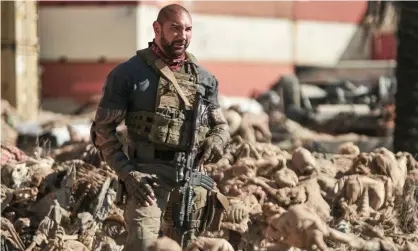  ??  ?? A rot of fun ... Dave Bautista in Army of the Dead. Photograph: Clay Enos/Netflix