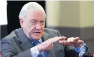  ?? JIM WELLS / POSTMEDIA NEWS ?? Conrad Black’s donations to the Liberal and Conservati­ve parties violate rules against foreign contributi­ons.