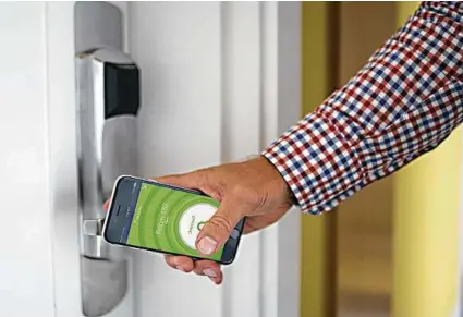  ?? Hilton via New York Times ?? Hilton has installed its Digital Key technology at more than 4,250 properties over the past five years. Almost all hotel chains are at least looking at implementi­ng the new technology.