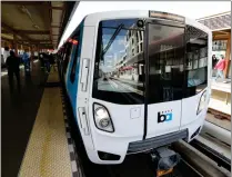  ?? ANDA CHU/BAY AREA NEWS GROUP ?? BART ridership remains at just 40% from its pre-pandemic levels, but the transit agency's leaders refuse to make cuts to account for the reduced demand. Instead, a rate increase is being floated.