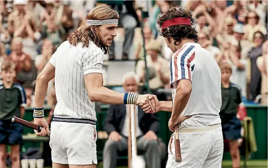 ??  ?? Borg vs. McEnroe is one of the most exhilarati­ng sports movies in recent years and a fascinatin­g psychologi­cal profile of two legendary men.