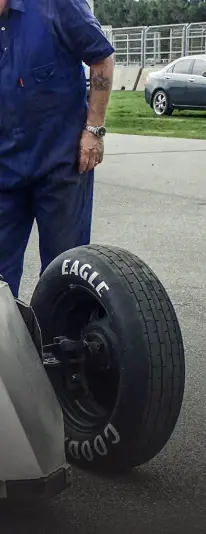  ??  ?? Main: Wayne Arthur checks the cylinders during the sweet-sounding start-up once The Kiwi Coupe is finally out of the pits