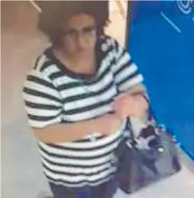  ??  ?? STEALING – BROADBEACH
Police believe this woman may be able to help them with their inquiries after jewellery and perfume was allegedly taken from a Broadbeach department store around 10.50am on April 5. The woman is described as European, aged in her...
