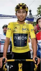  ??  ?? Egan Bernal, ganador del Tour de Francia, tendrá la ayuda de Amador.