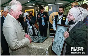  ?? ?? HIS ROYAL LIKENESS Receiving pic