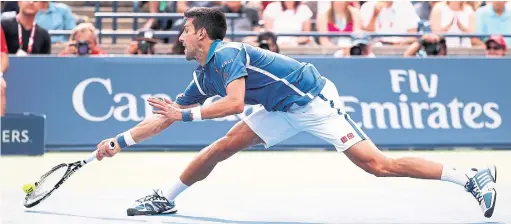  ?? STEVE RUSSELL PHOTOS/TORONTO STAR FILE PHOTO ?? After winning Wimbledon, Novak Djokovic has served notice that he is finally injury-free and again ready to improve his ranking at the Rogers Cup.