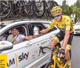  ??  ?? Portal was a hugely influentia­l and calming figure inside the team car during Froome’s four Tour victories