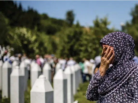  ?? (Getty) ?? It’s easy with hindsight to say that the Srebrenica genocide could have been prevented