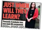  ??  ?? CAMPAIGN: The MoS has been calling for a cut in student loan rates