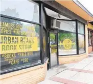  ??  ?? Urban Reads Bookstore at 3008 Greenmount Ave. in the Better Waverly neighborho­od.