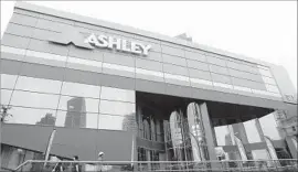  ?? Weng Lei Imaginechi­na ?? FURNITURE MAKER Ashley, which is based in Wisconsin, opened this store in Shanghai in 2012 to tap the growing Chinese home furnishing market.