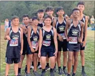  ?? Cms Cross Country
The ?? The Calhoun Middle School girls cross country team had a strong showing at their recent Region meet. Calhoun Middle School boys cross country meet was fourth at the recent Region meet in Woodland.
right: