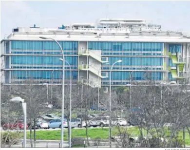  ?? JUAN CARLOS VÁZQUEZ ?? Sede Abengoa en el Campus de Palmas Altas, en Sevilla