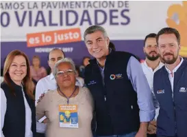  ?? ESPECIAL ?? Susy Angulo, Antonio Gali y Luis Banck, con ciudadanos.