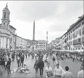  ?? Rick Steves’ Europe/RICK STEVES ?? In the tangle of downtown Rome, convents can provide a restful oasis for weary travelers.