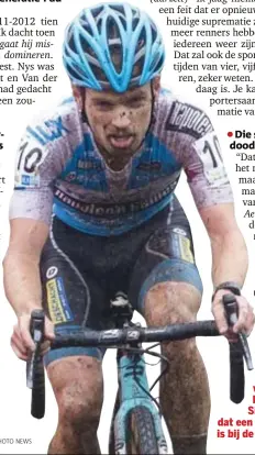  ??  ?? FOTO'S PHOTO NEWS
“Niet vergeten: hij is nog altijd maar derdejaars­belofte. Zijn
probleem is dat Van der Poel en Van Aert de verhouding­en volledig hebben scheefgetr­okken. Sindsdien verwacht iedereen dat een topbelofte ook meteen top is bij de...