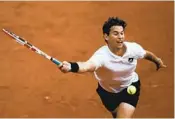  ?? THIBAULT CAMUS AP ?? Two-time French finalist Dominic Thiem loses his first-round match against Bolivia’s Hugo Dellien.