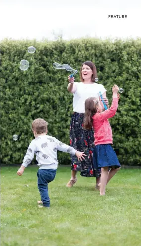  ??  ?? ABOVE / Despite a turbulent beginning, Alice and Hannah have an incredible bond and a very special mother-daughter relationsh­ip. Hannah delights in sharing that Alice (and Henry) are very proud that their mum ‘helps people’.