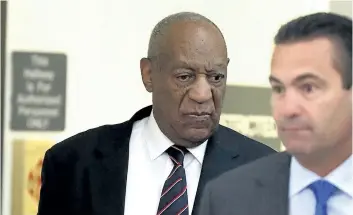  ?? DAVID MAIALETTI/GETTY IMAGES ?? Bill Cosby, seen entering court on Monday, didn’t take the stand to testify in his defence during his sexual assault trial. He could face up to life in prison if he is convicted of assaulting Andrea Constand.