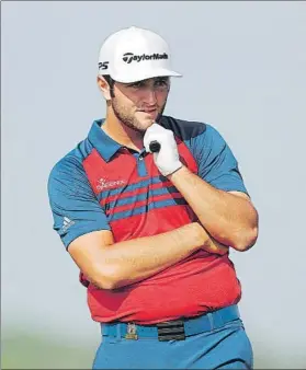  ?? FOTO: EFE ?? Jon Rahm El vasco tuvo un inesperado comienzo de Open USA con 5 bogeys y un birdie